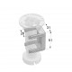 KITCHEN CABINET LEG CLIP / BIG